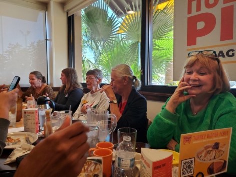 One of UWiF's joyous lunches Image